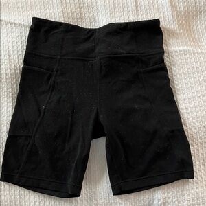 Athleta Black Bike Shorts